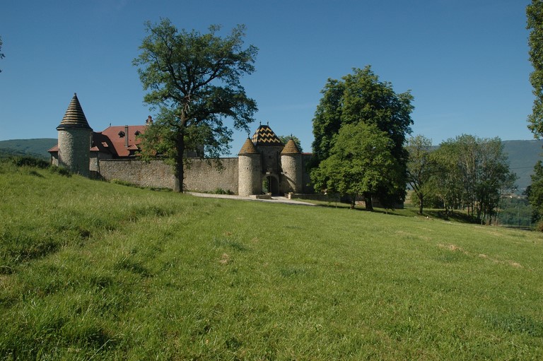 vue cour intérieure chateau